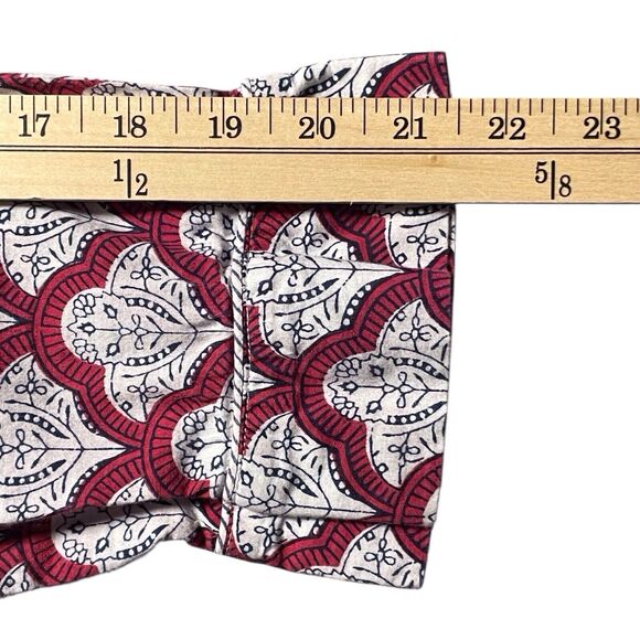 ROLLER RABBIT Women Button-Down Jemina Pajama Top Size Medium Long Sleeve Red - Picture 15 of 16